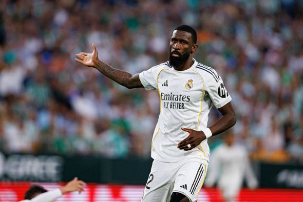 LaLiga EA Sports game between teams of Real Betis Balompie and Real Madrid CF 