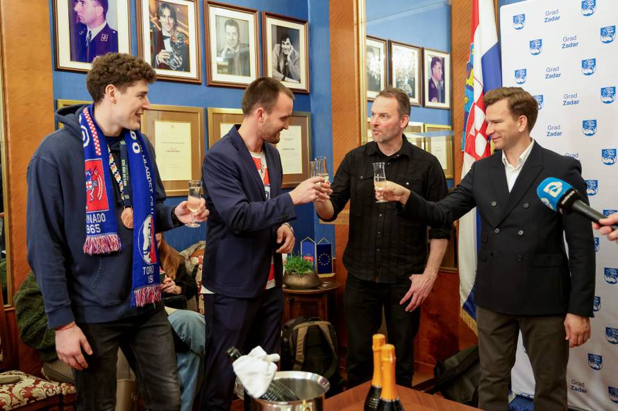 Zadrani dočekali svoje brončane rukometne reprezentativce