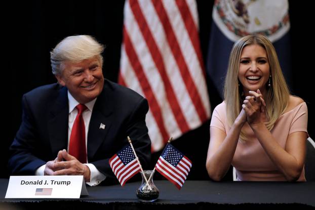  Donald Trump and his daughter Ivanka