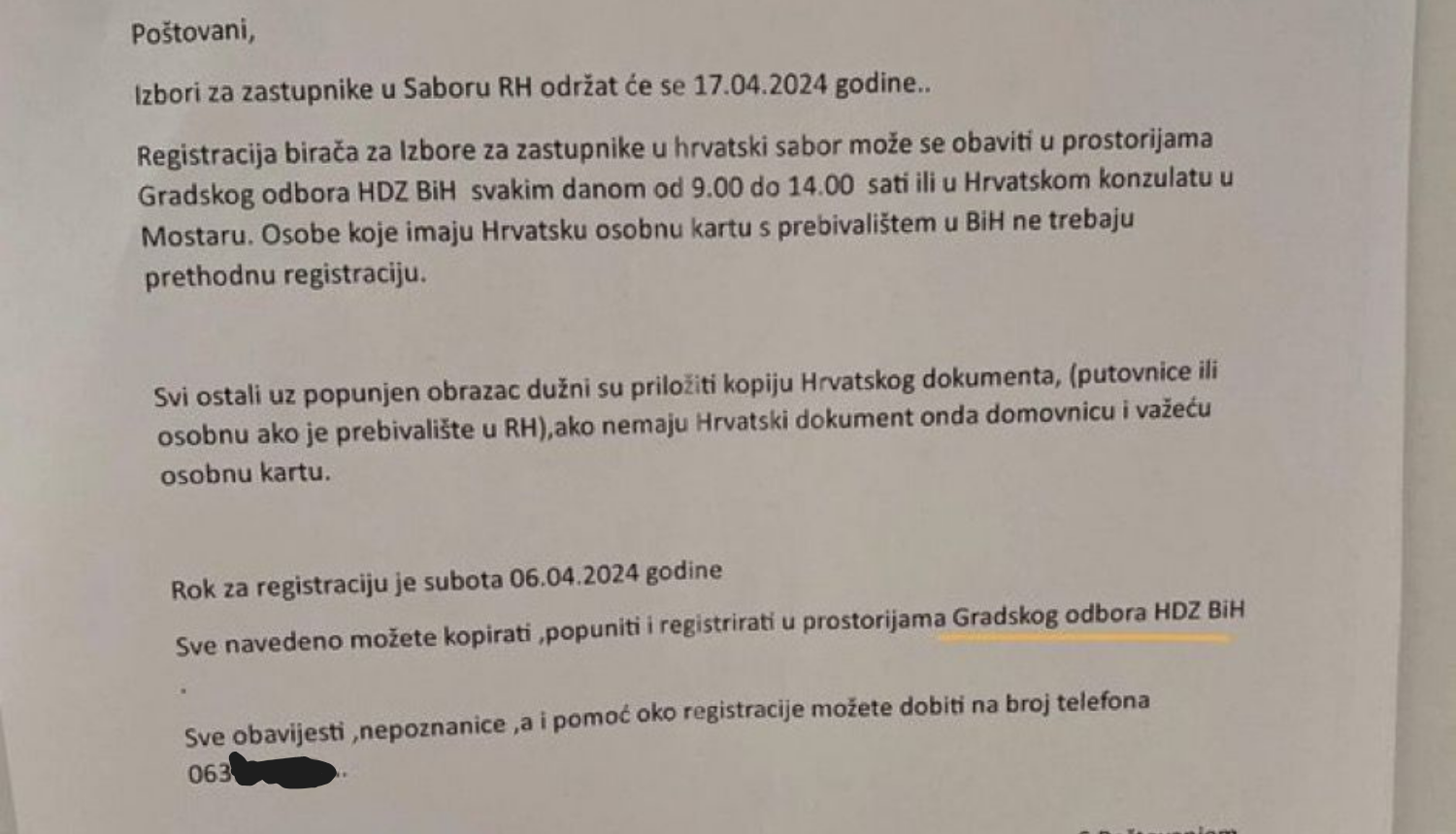 Plenković na prvi dan izbora dolazi u Mostar, HDZ BiH: Nisu se kod nas registrirali birači