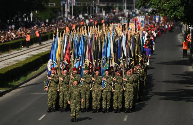 Zagreb: Svečani vojni mimohod u povodu 30 godina VRO Oluja