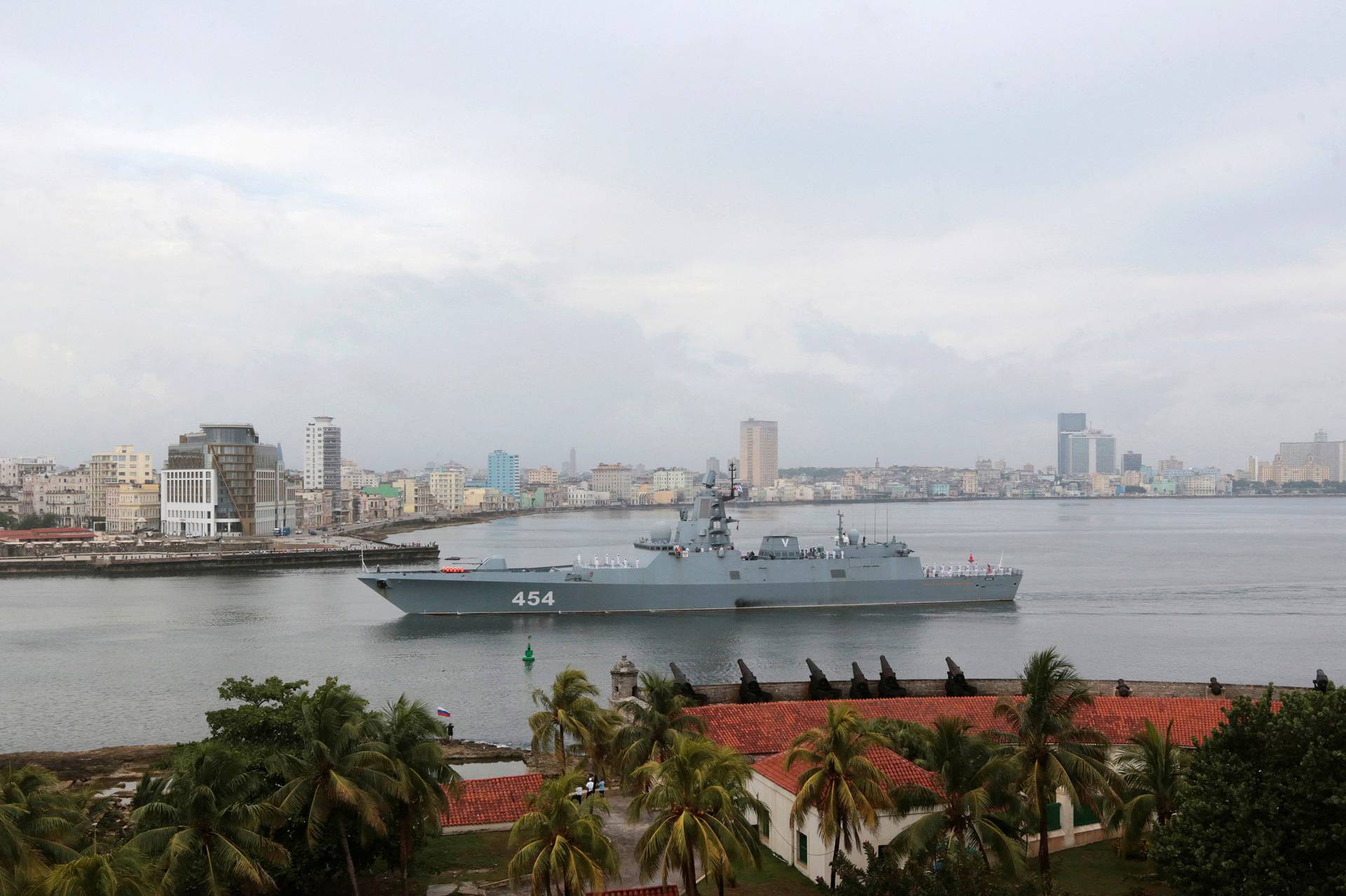 Russian warships in Havana