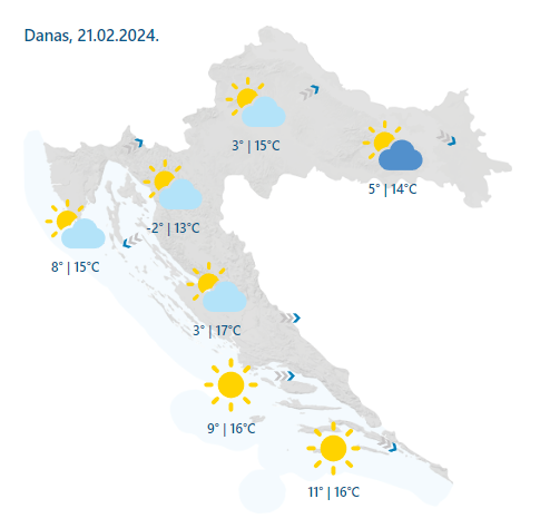 Sutra stiže promjena vremena