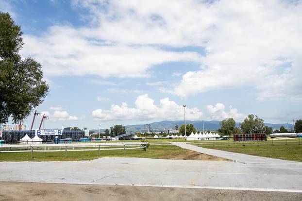 Zagreb: Pripreme za koncert Eda Sheerana na Hipodromu