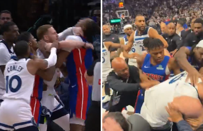 VIDEO Ogromna tučnjava u NBA ligi! Čak sedmorica završila na 'hlađenju', uletjeli su i treneri...