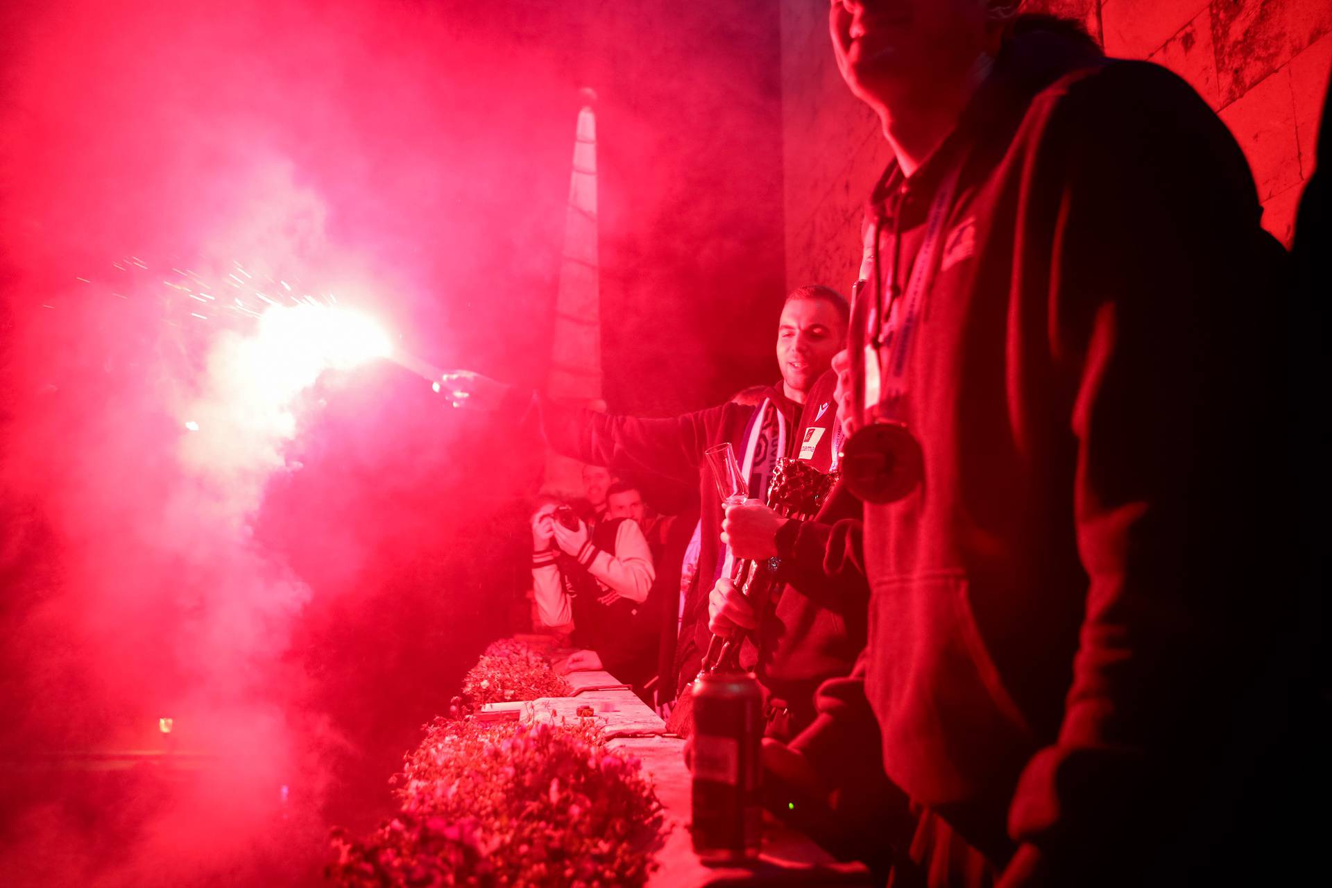 Zadar: Doček košarkaša Zadra nakon osvojenog kupa