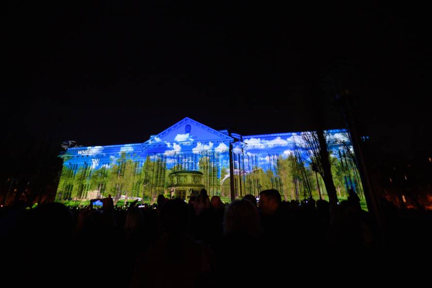 Zagreb: Na Trgu Marka Marulića svečano otvoren ovogodišnji Festival svjetla