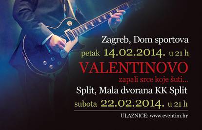 Massimo na Valentinovo pjeva u Zagrebu, 22. veljače u Splitu