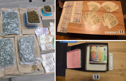 'Pao' diler iz Pule: U stanu mu pronašli preko šest kila droge, vagu i veću količinu gotovine