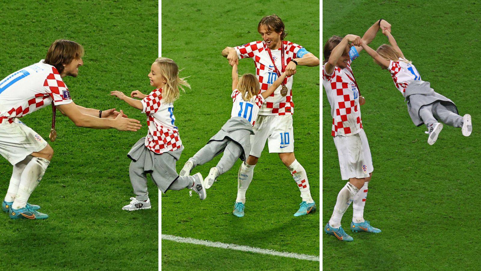 Pogledajte najljepši prizor SP-a: Supertata, kapetan Luka Modrić