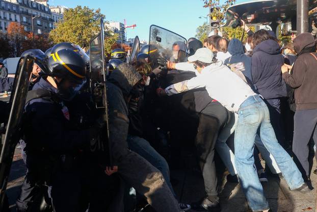 Nationwide day of student protests in France