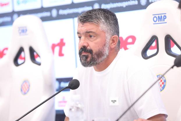 Split: Gennaro Gattuso i Filip Krovinović na konferenciji za medije