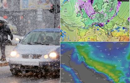 'Ovo je povijesna hladna fronta, u Hrvatskoj i do 30 cm snijega'