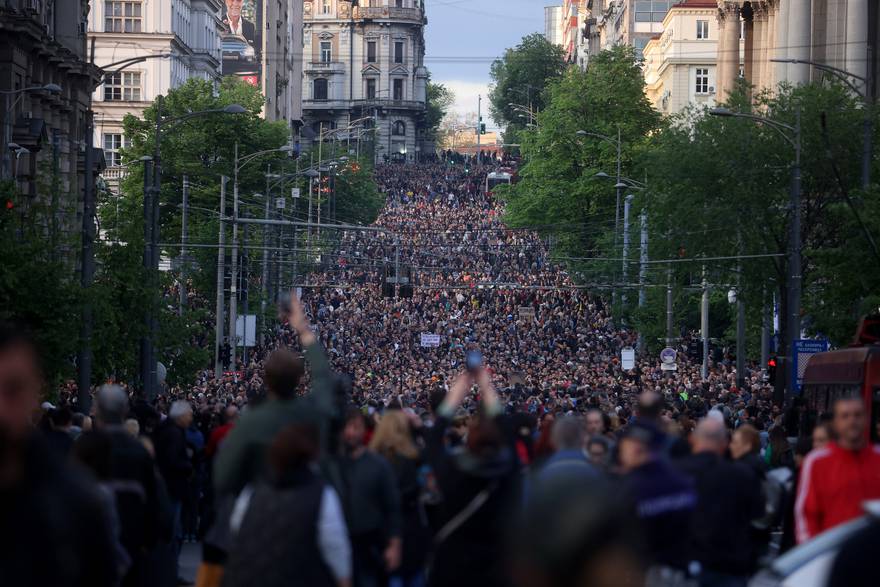 Beograd: Prosvjed "Srbija bez nasilja" organiziran bez obraćanja političara