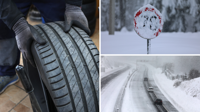 Snježni kaos na cestama: Brojni koji su zapeli imali su ljetne gume. Evo kolike su za to kazne