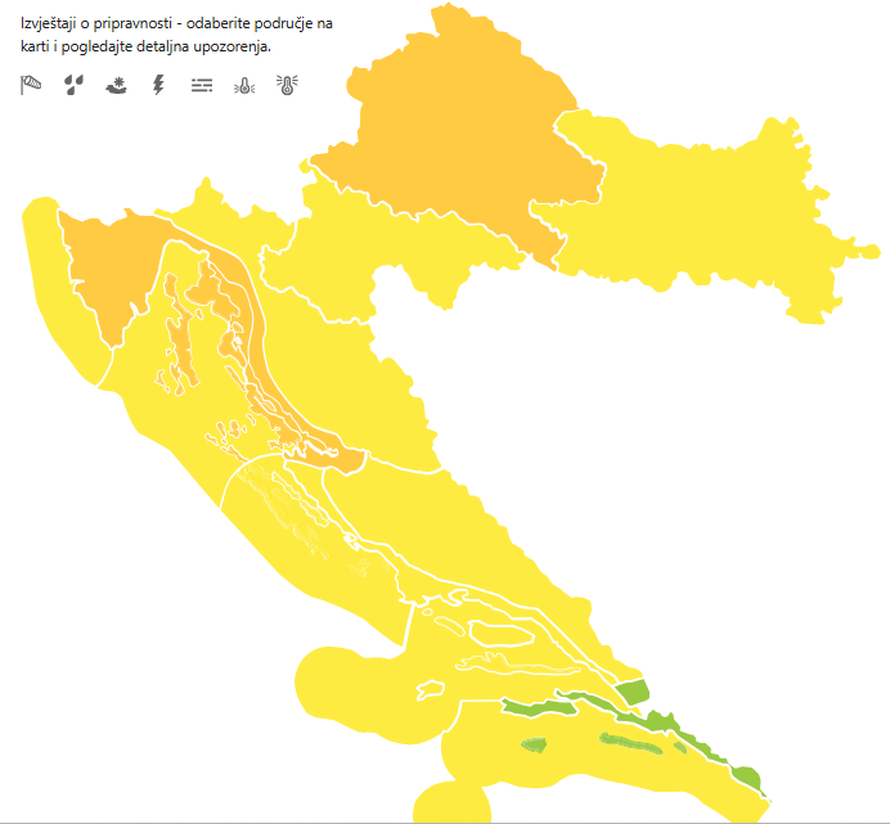 Evo kakvo nas vrijeme čeka za vikend: U gorju će biti snijega i jakog vjetra, ali nešto blaže...