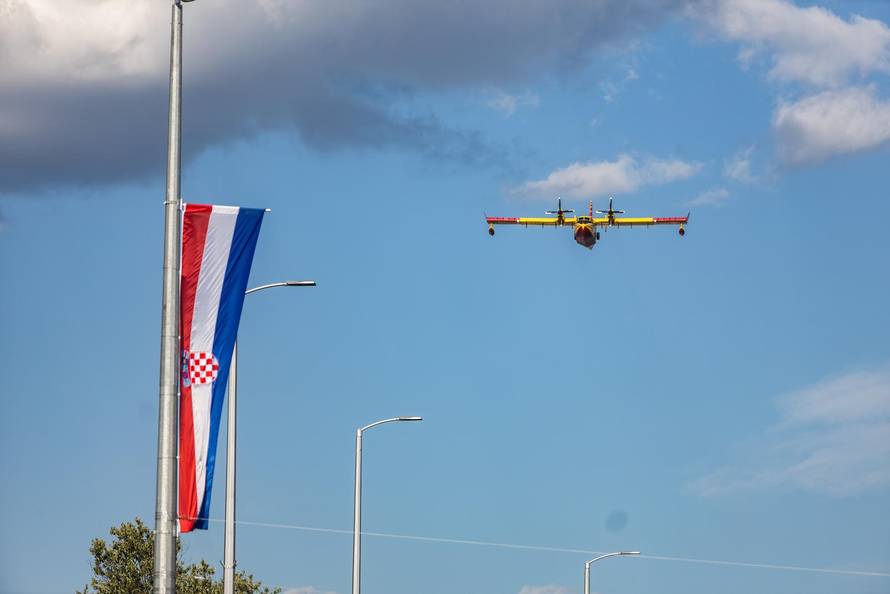 Zagreb: Generalna proba svečanog vojnog mimohoda - zračne snage 
