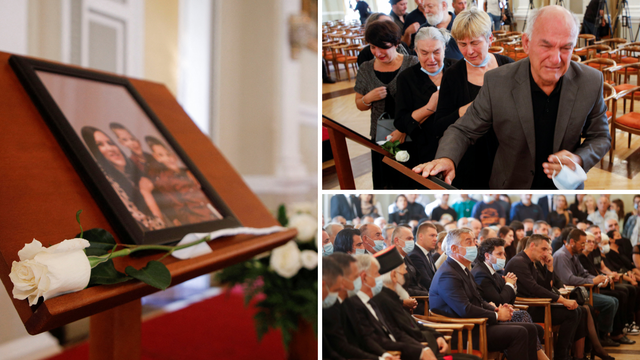 Suze, plač i jecaj na posljednjem ispraćaju ubijenih u pokolju u Cetinju: 'Čuvaju vas anđeli...'