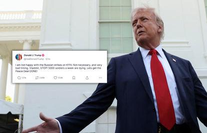 Trump nakon žestokog napada na Kijev: 'Vladimire, prestani!'