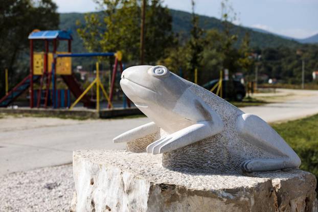 U Zmijavcima otkriven spomenik žabi