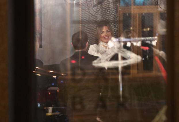 Zagreb: Vjenčanje Sandre Perković i Edisa Elkasevića u Laubi