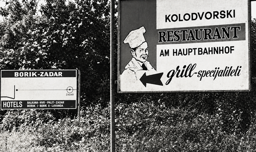 Natpisi za turiste na Jadranu: Do&dstrok;ite na baklavu von heute!