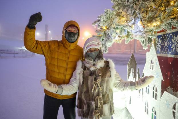 New Year's Eve race in Russia's Yakutsk