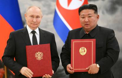 Objavljen je tekst sporazuma Sjeverne Koreje i Rusije, evo što su se Putin i Kim dogovorili
