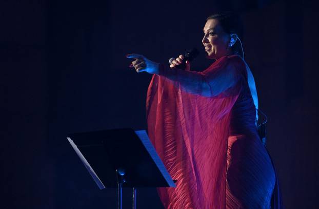 Zagreb: Nina Badrić održala koncert u Lisinskom