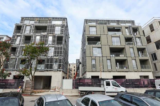 Zagreb: Radovi na poslovno-stambenom kompleksu Franc