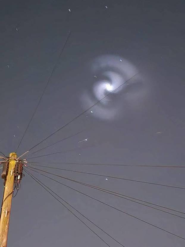 100 slika spiralnog fenomena na nebu koji je šokirao Hrvate