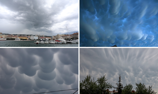 FOTO Pogledajte kako su jučer izgledali oblaci diljem zemlje. Evo što nas danas očekuje