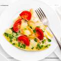 Fini omlet s blitvom i rajčicom