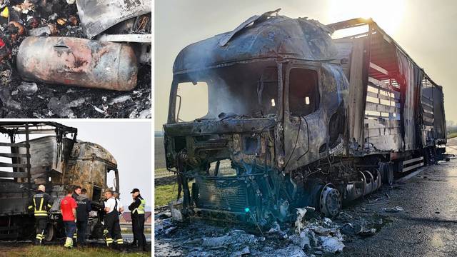 Dijelovi kotača probili spremnik goriva i zapalili kamion na A3: Šteta je više stotina tisuća kuna