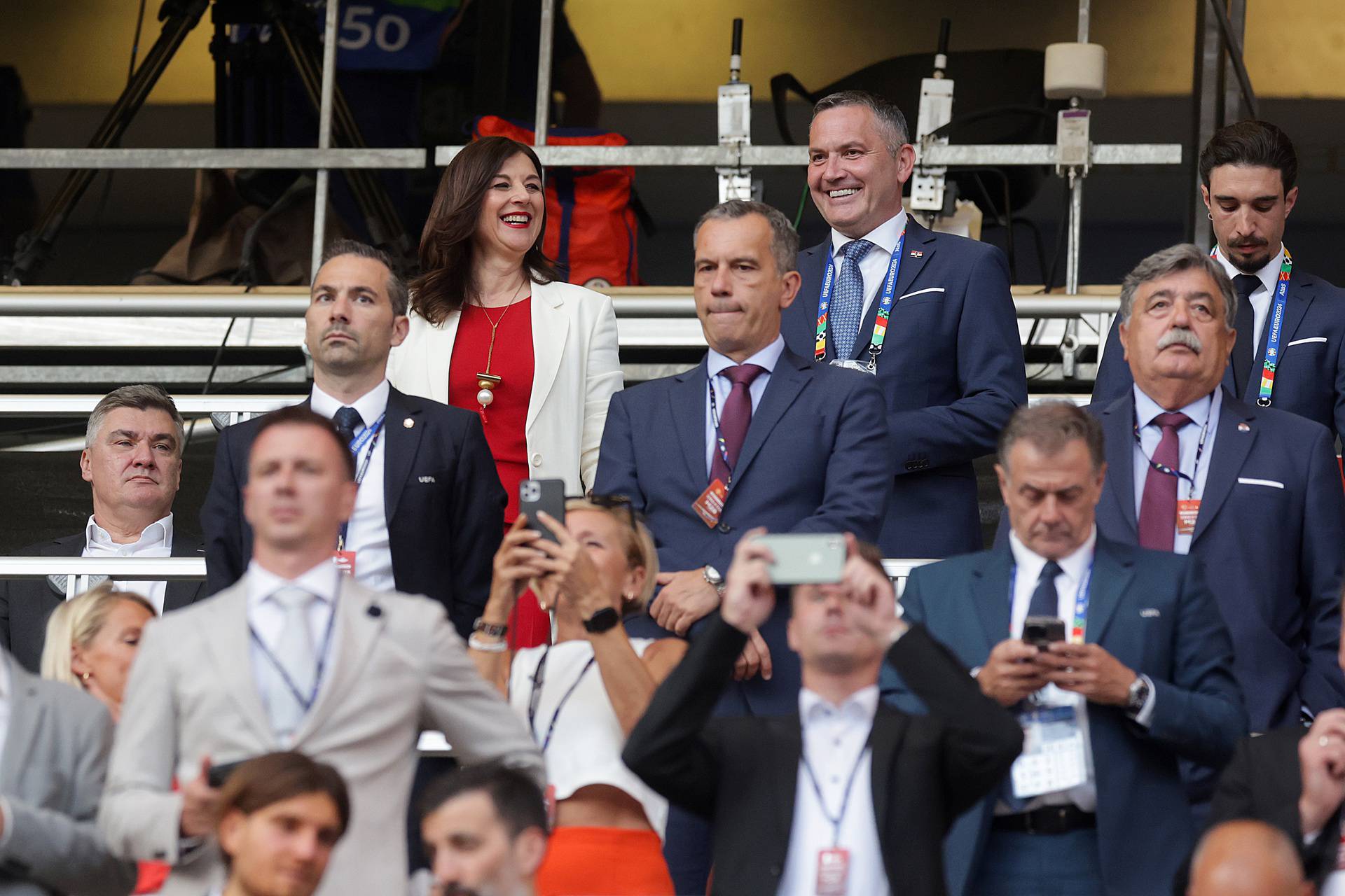 Leipzig: Predsjednik Milanovi? sa suprugom na susretu Hrvatske i Italije u 3. kolu skupine B na Europskom prvenstvu