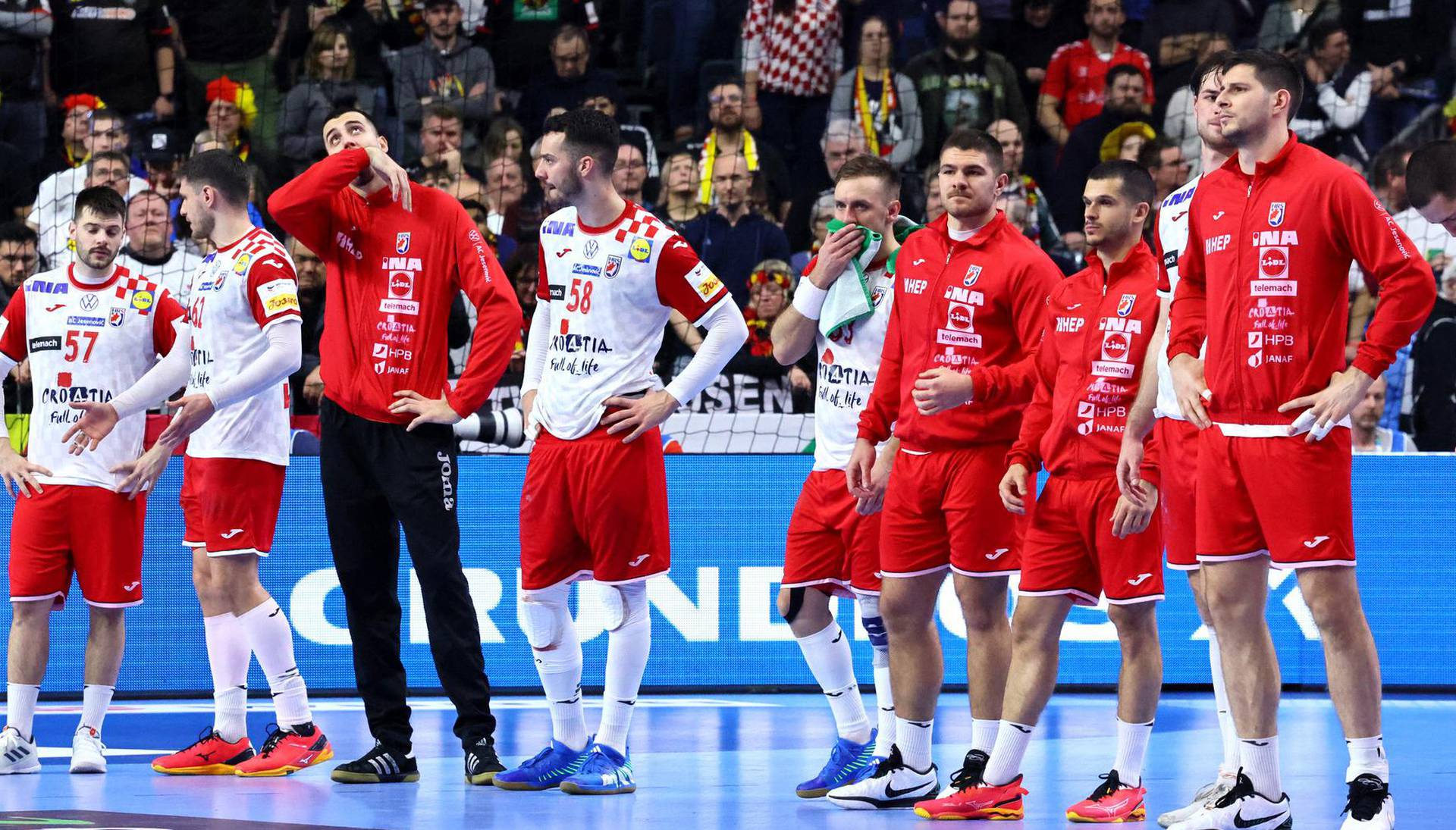 EHF 2024 Men's European Handball Championship - Main Round - France v Croatia