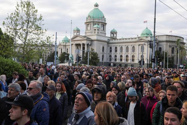 Protest "Serbia against violence" in Belgrade