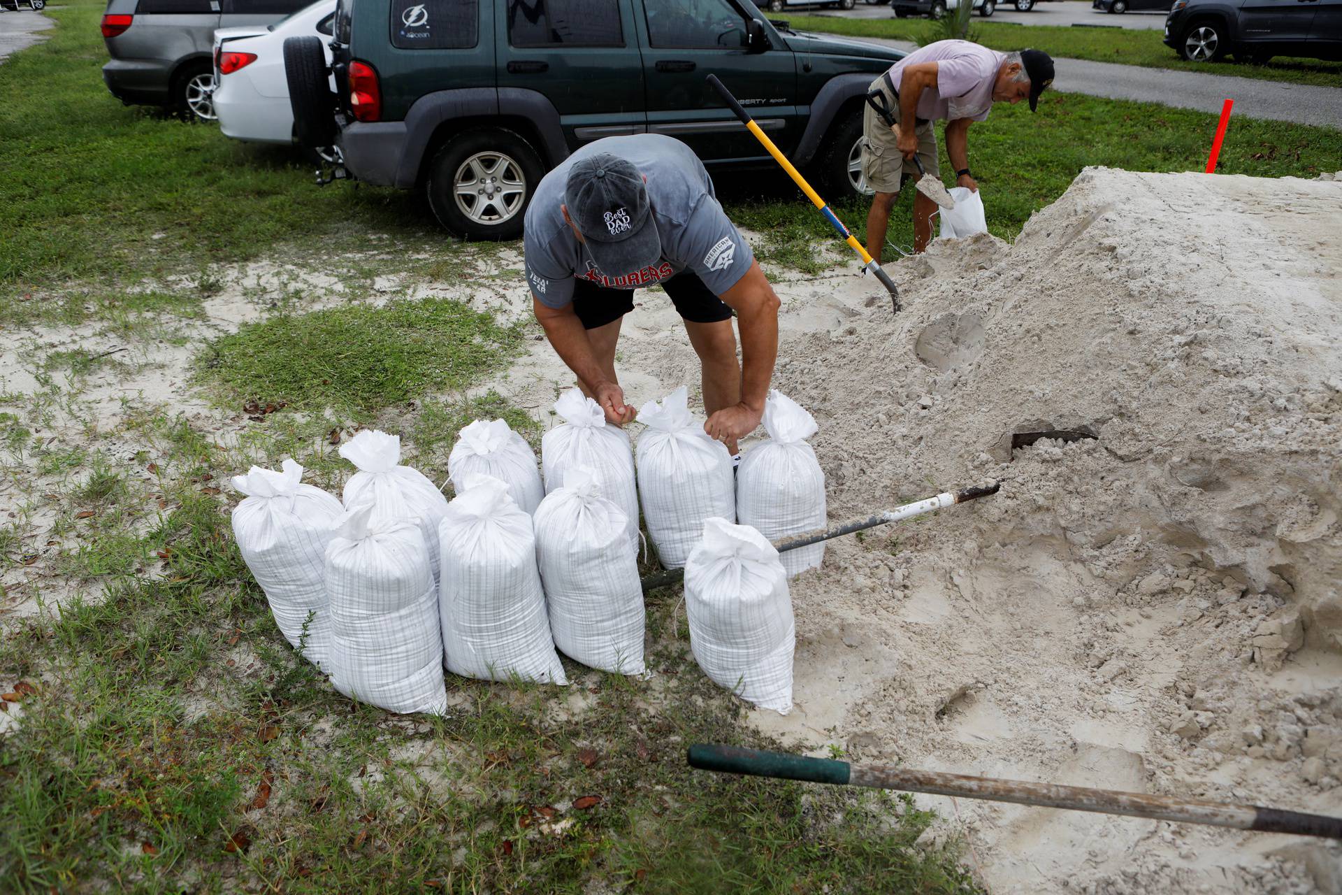 Preparations for Tropical Storm Milton, in Seminole, Florida