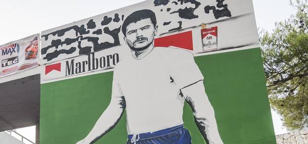 Split: Otkrivanje murala Blaža Sliškovića Bake na Splitskom Mertojaku