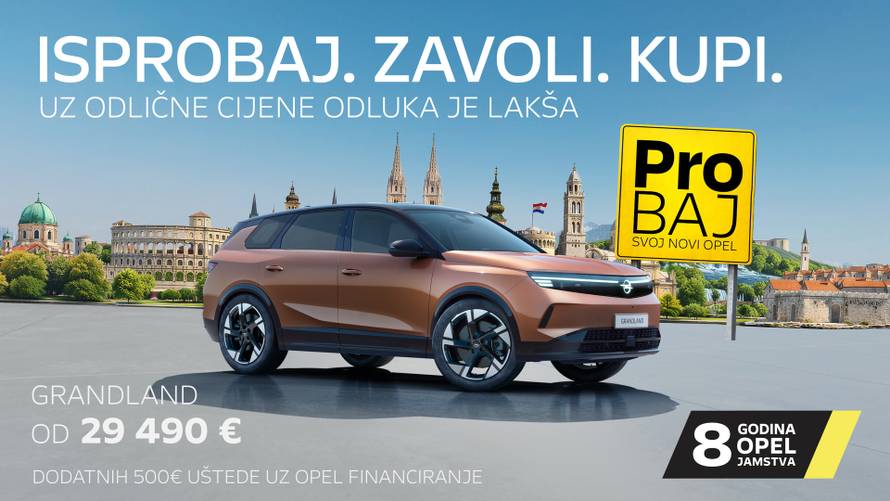 Opel ProBAJ ponuda: Uzbudljive testne vožnje, fantastične cijene uz Opel financiranje