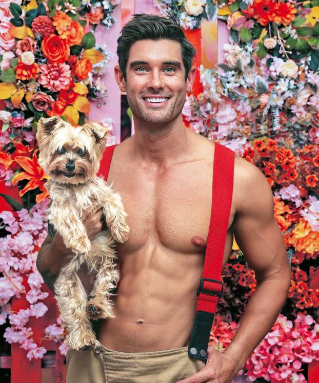 Hunky Firefighters Pose For Charity Calendar With Their Furry Friends