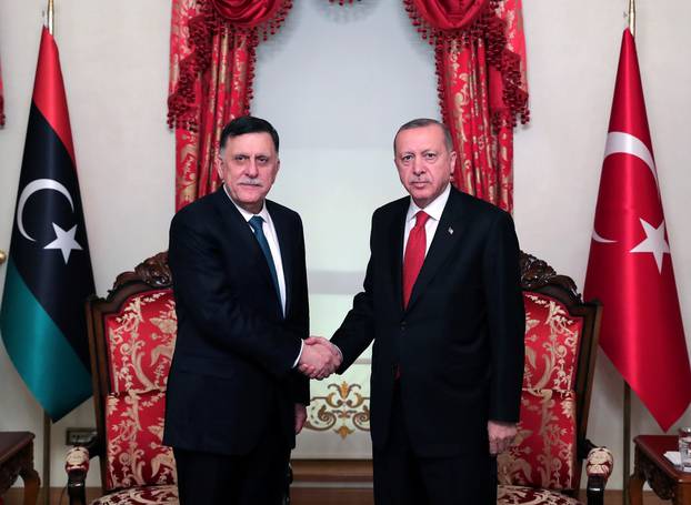 Turkish President Erdogan meets with Libya