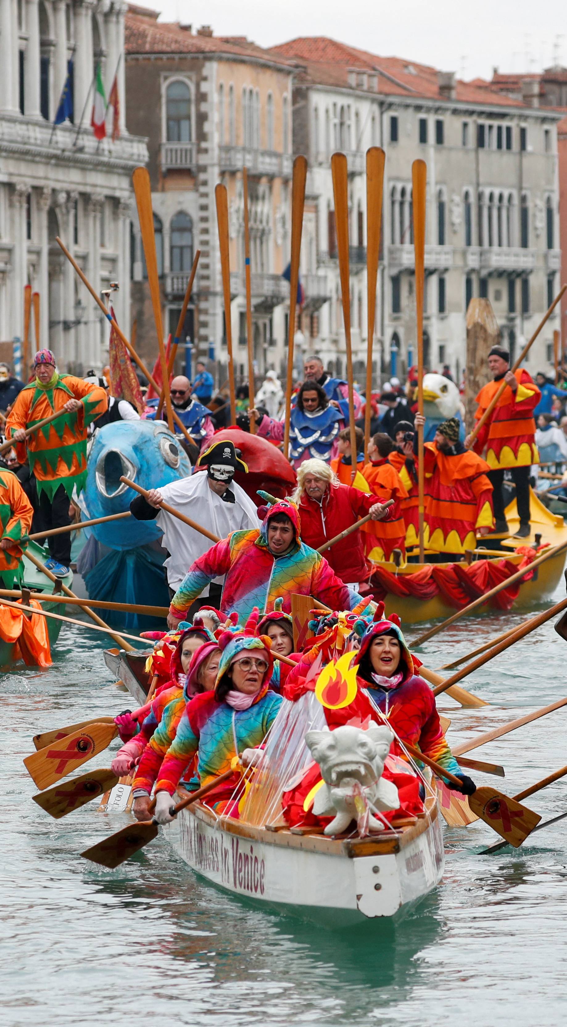 Annual Venice carnival, in Venice