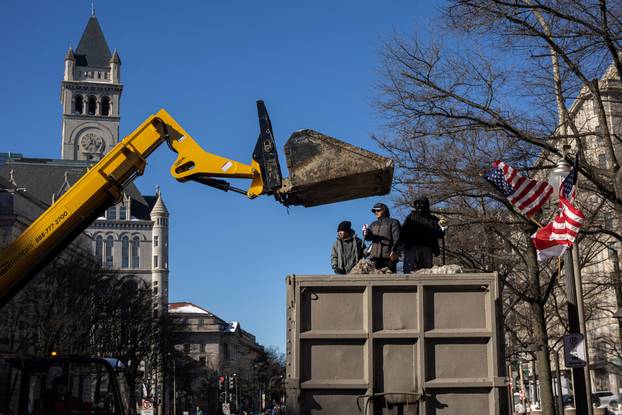 Preparations ahead of U.S. President-elect Trump's inauguration in Washington