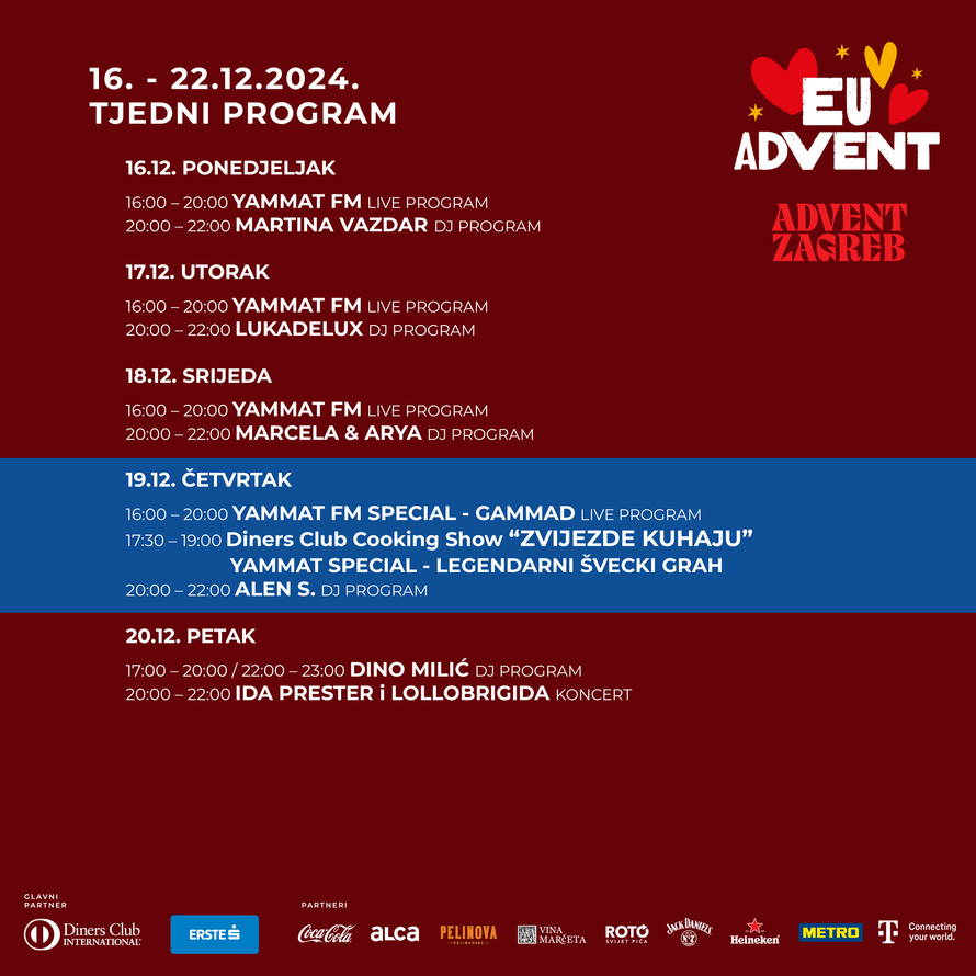 Program adventa na Europskom trgu