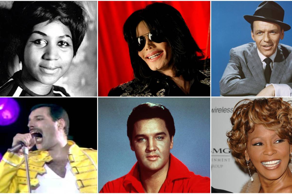 Ove glazbene ikone su najveći pjevači i pjevačice svih vremena
