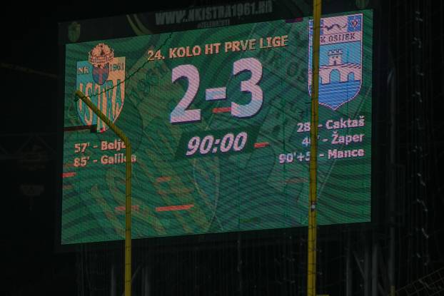 Istra i Osijek sastali se u 24. kolu HT Prve lige