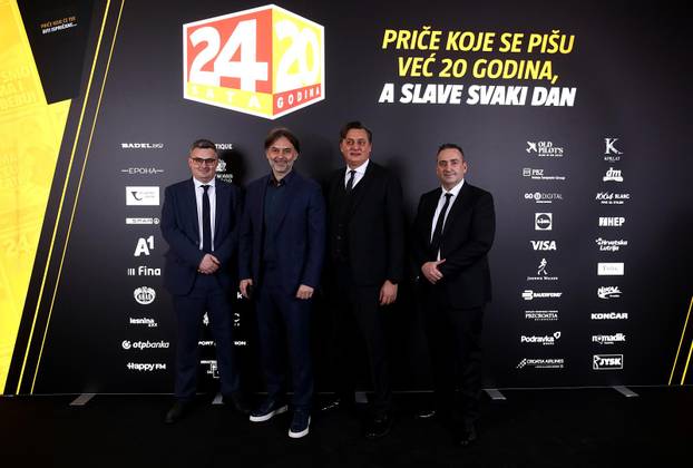 Zagreb: Dolazak uzvanika na proslavu 20. rođendana 24sata