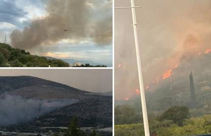 Sirene za uzbunu kod Trogira, kanaderi ugasili veliki požar