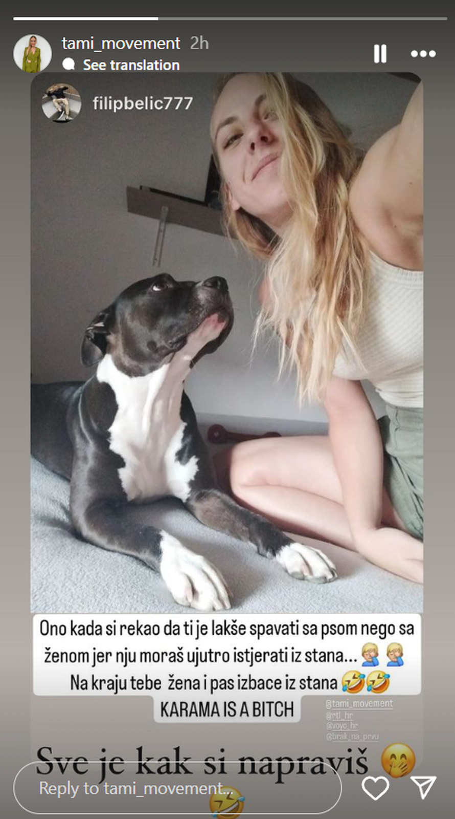 Tamara istjerala Filipa iz stana? 'Sve je onako kako si napraviš'